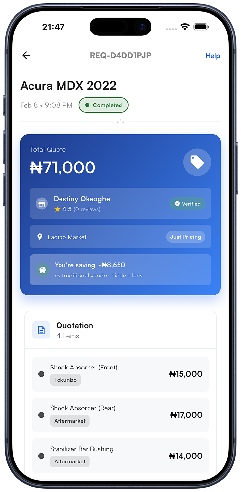 Oga Joe App Interface